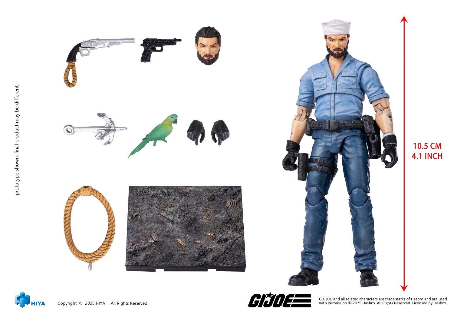 HIYA Exquisite Mini Series 1/18 Scale Shipwreck Action Figure