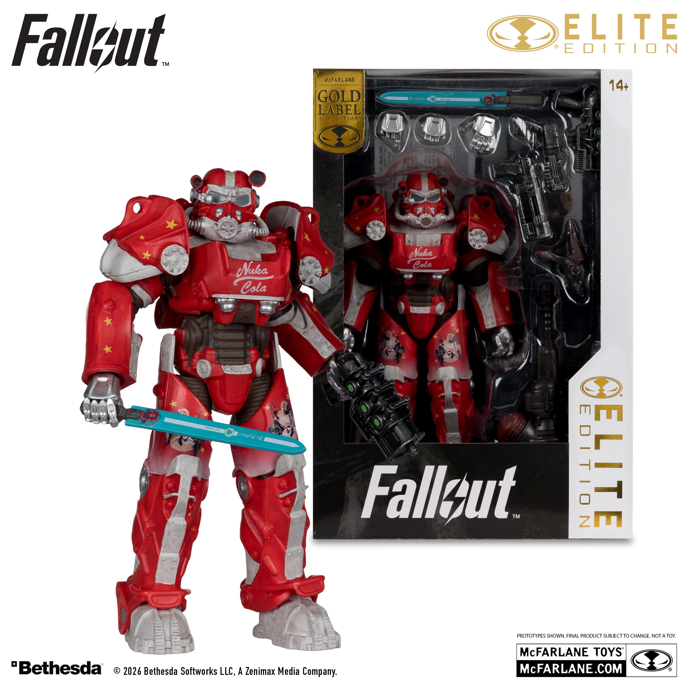 Nuka Cola T-60 (McFarlane Elite Edition #8) Gold Label