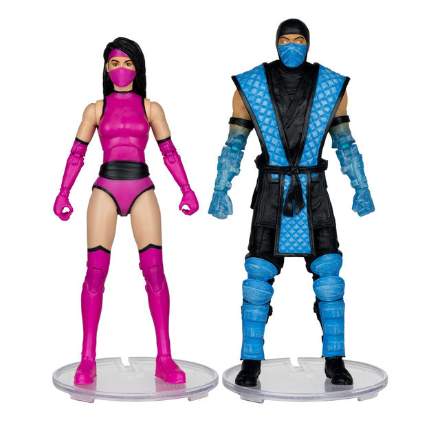 Sub-Zero vs Mileena (Mortal Kombat Klassic) Deluxe 2-Pack Action Figure
