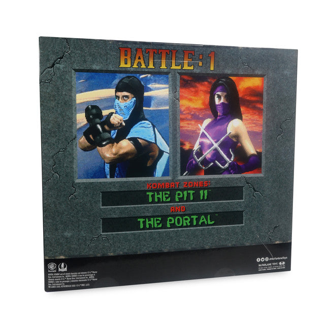 Sub-Zero vs Mileena (Mortal Kombat Klassic) Deluxe 2-Pack Action Figure