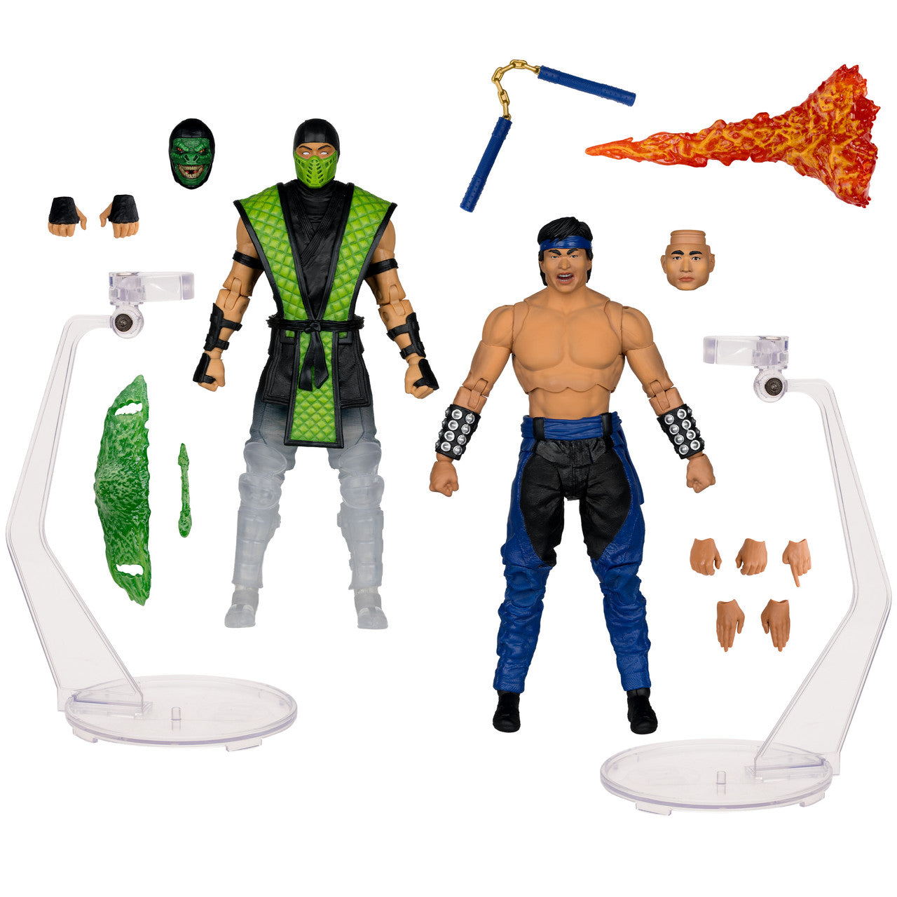 Liu Kang vs Reptile (Mortal Kombat Klassic) Deluxe 2-Pack Action Figure