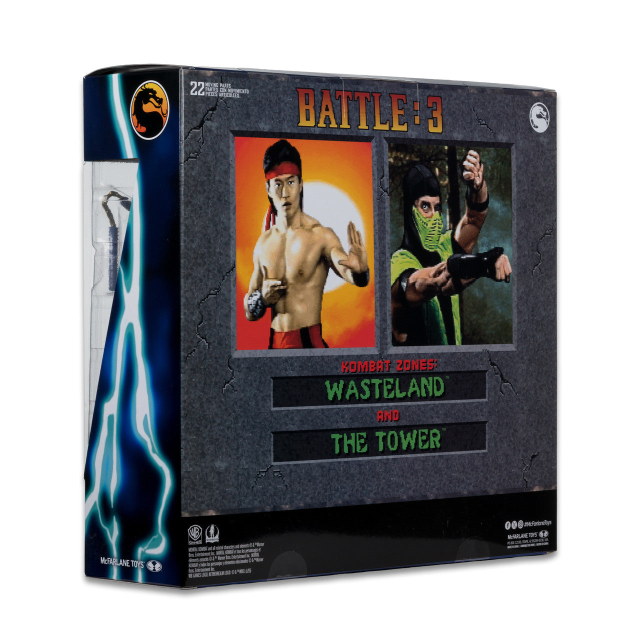 Liu Kang vs Reptile (Mortal Kombat Klassic) Deluxe 2-Pack Action Figure