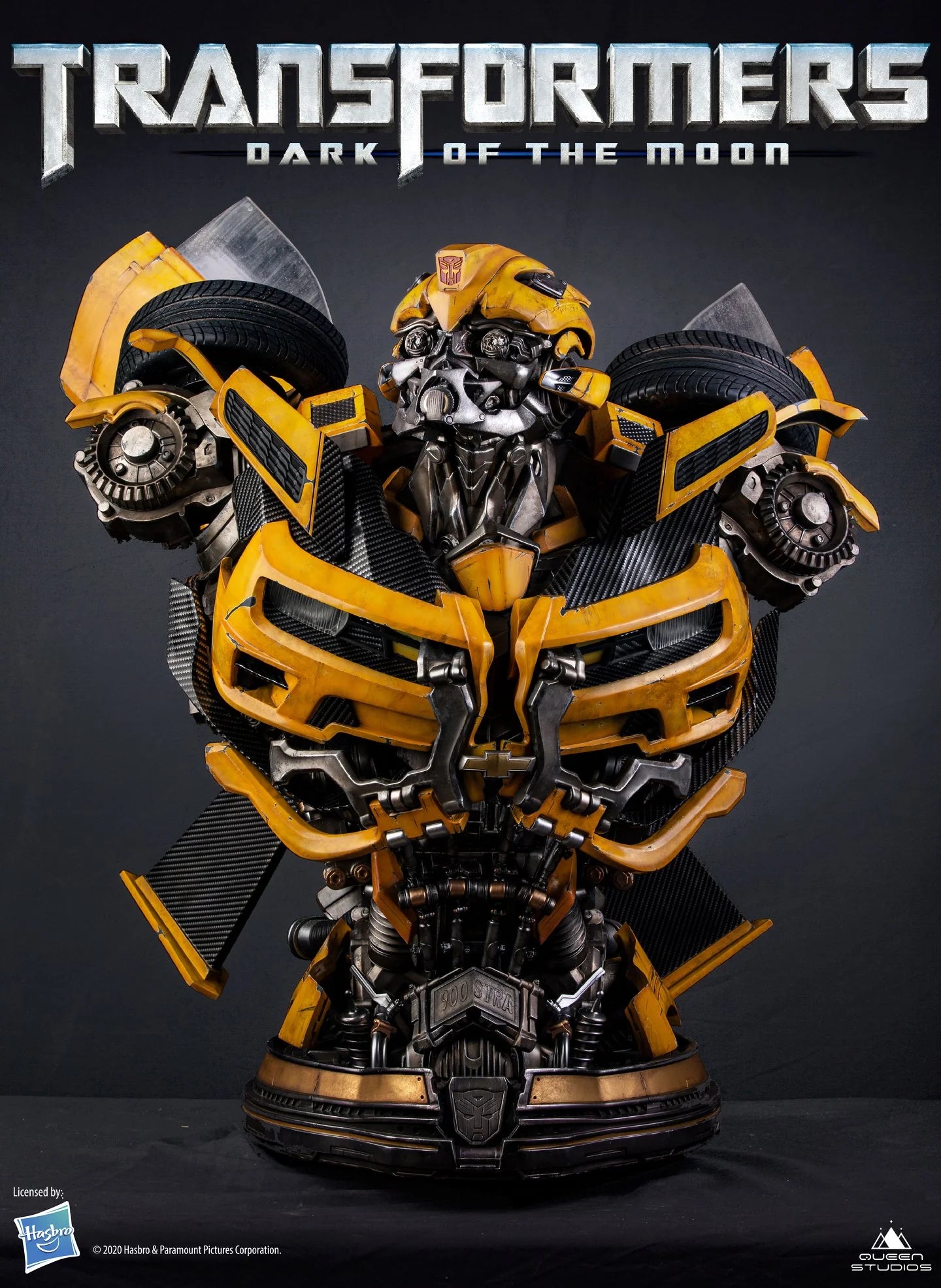 Queen Studios Human Size DOTM Transformer Bumblebee Bust