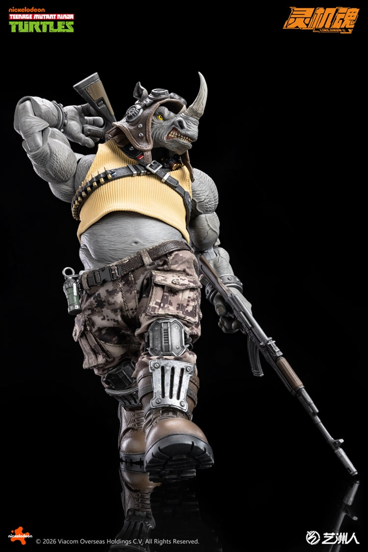 Teenage Mutant Ninja Turtles Series Rocksteady Action Figure By LingJiHun