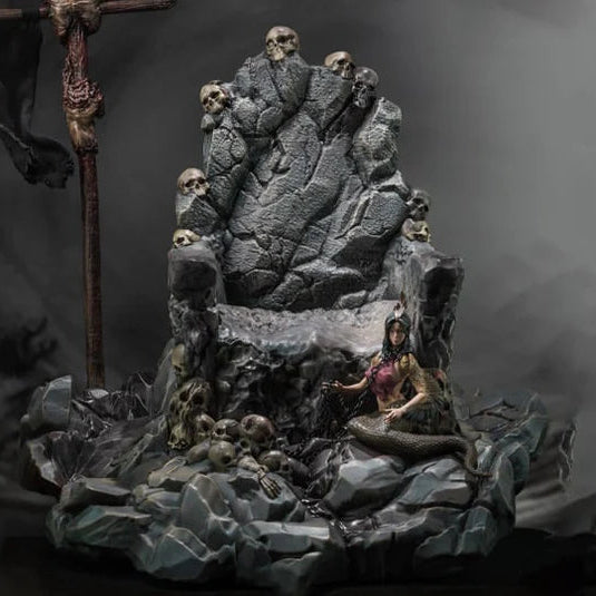 Enveloped Yaomo Series Bone Crown Lion Soul Throne 1/12 Scale Accessory