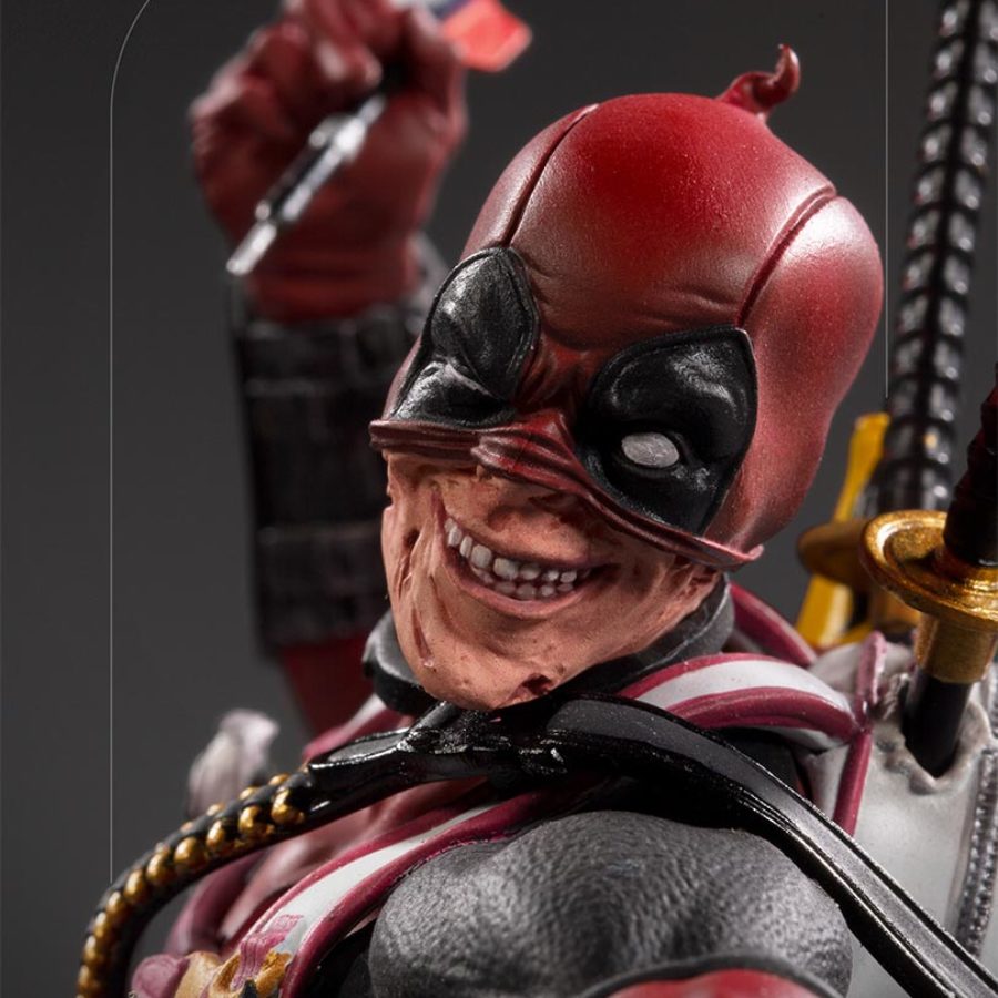 Deadpool Deluxe X-Men Bds Art Scale 1/10 Statue By Iron Studios