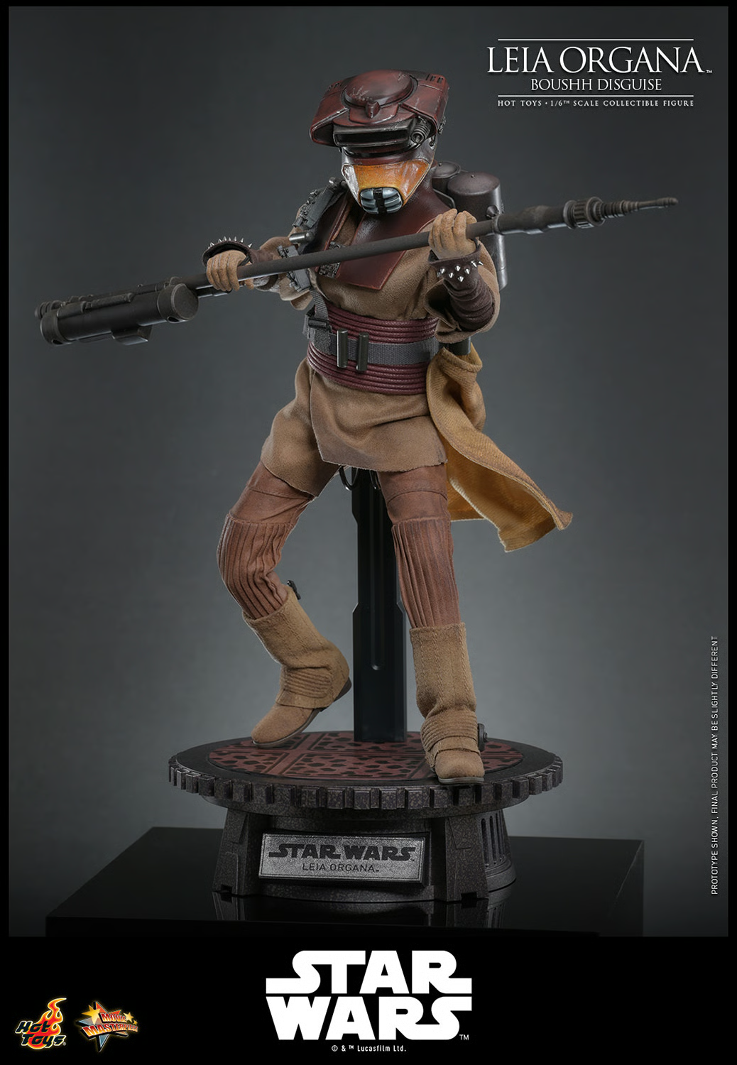 Leia Organa (Boushh Disguise) Sixth Scale Figure by Hot Toys