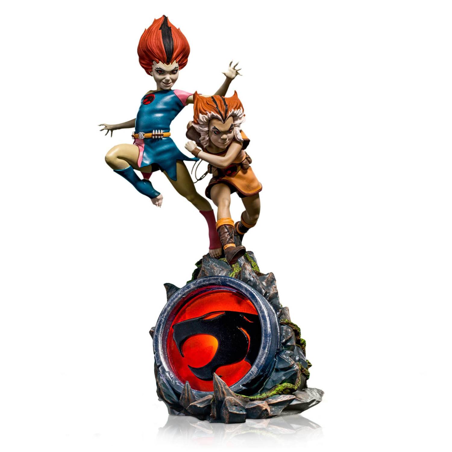 Wilykit & Wilykat Thundercats Bds Art Scale 1/10 Statue By Iron Studios