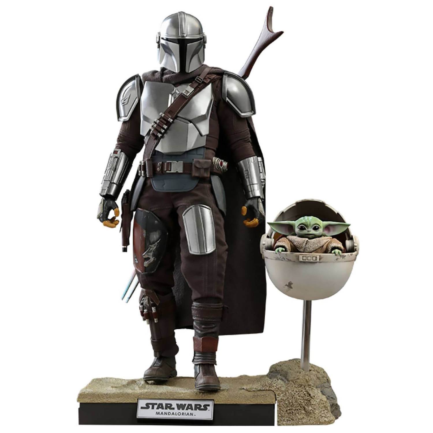THE MANDALORIAN AND THE CHILD (DELUXE) Collectible Set By Hot Toys