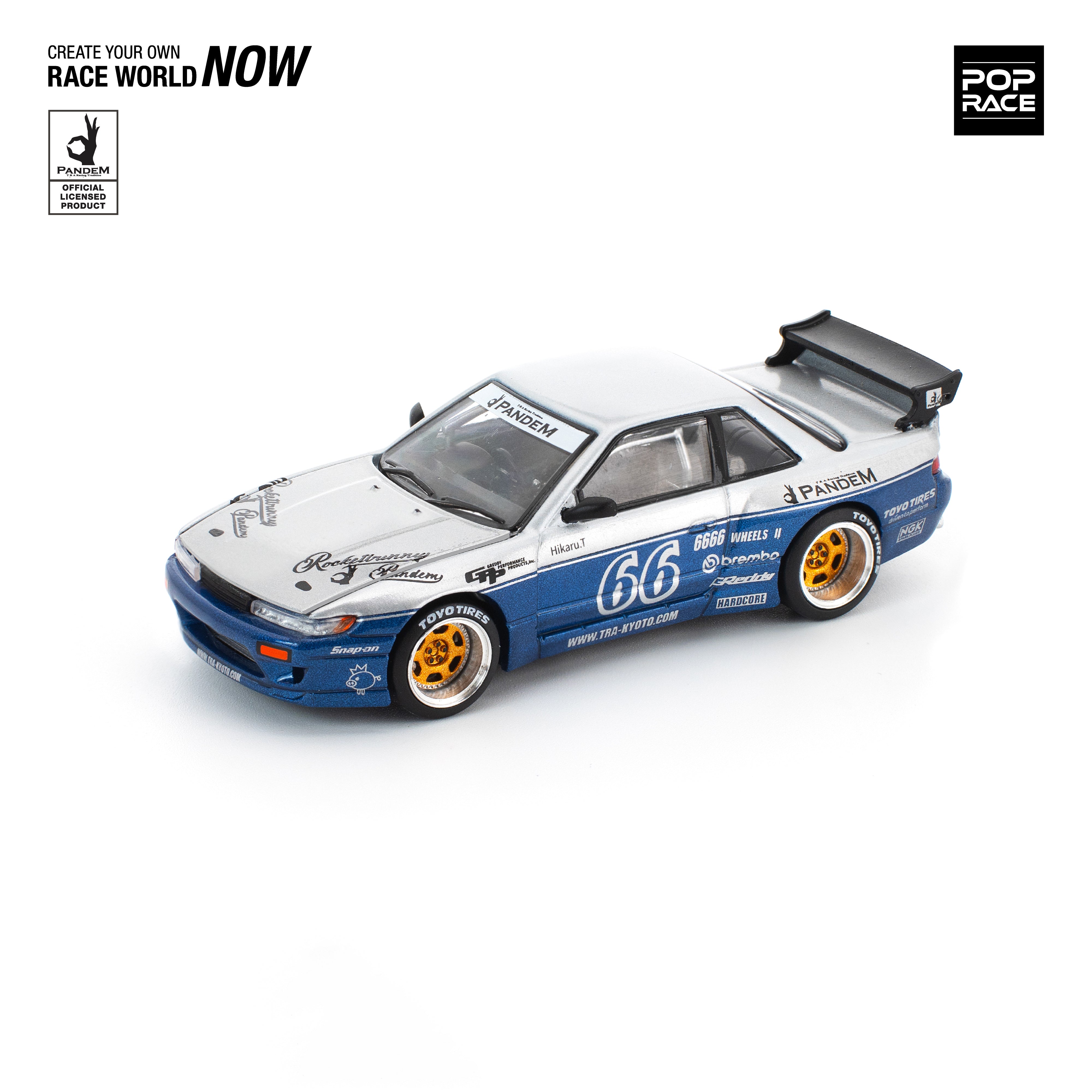 PANDEM Silvia S13 Moontech Blue PR640264 by Pop Race