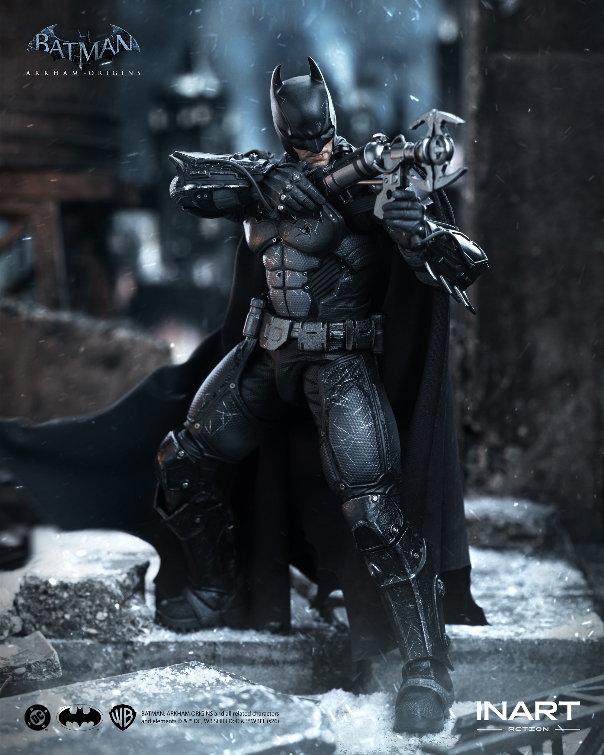 INART Action – Batman: Arkham Origins – Batman (Battle Damaged Version) Action Figure