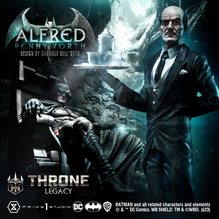 Alfred Pennyworth Throne Legacy Statue By Prime 1 Studios