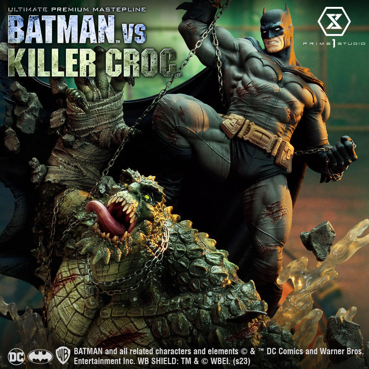 Dc Comics Batman Vs Killer Croc Statue By Prime 1 Studio