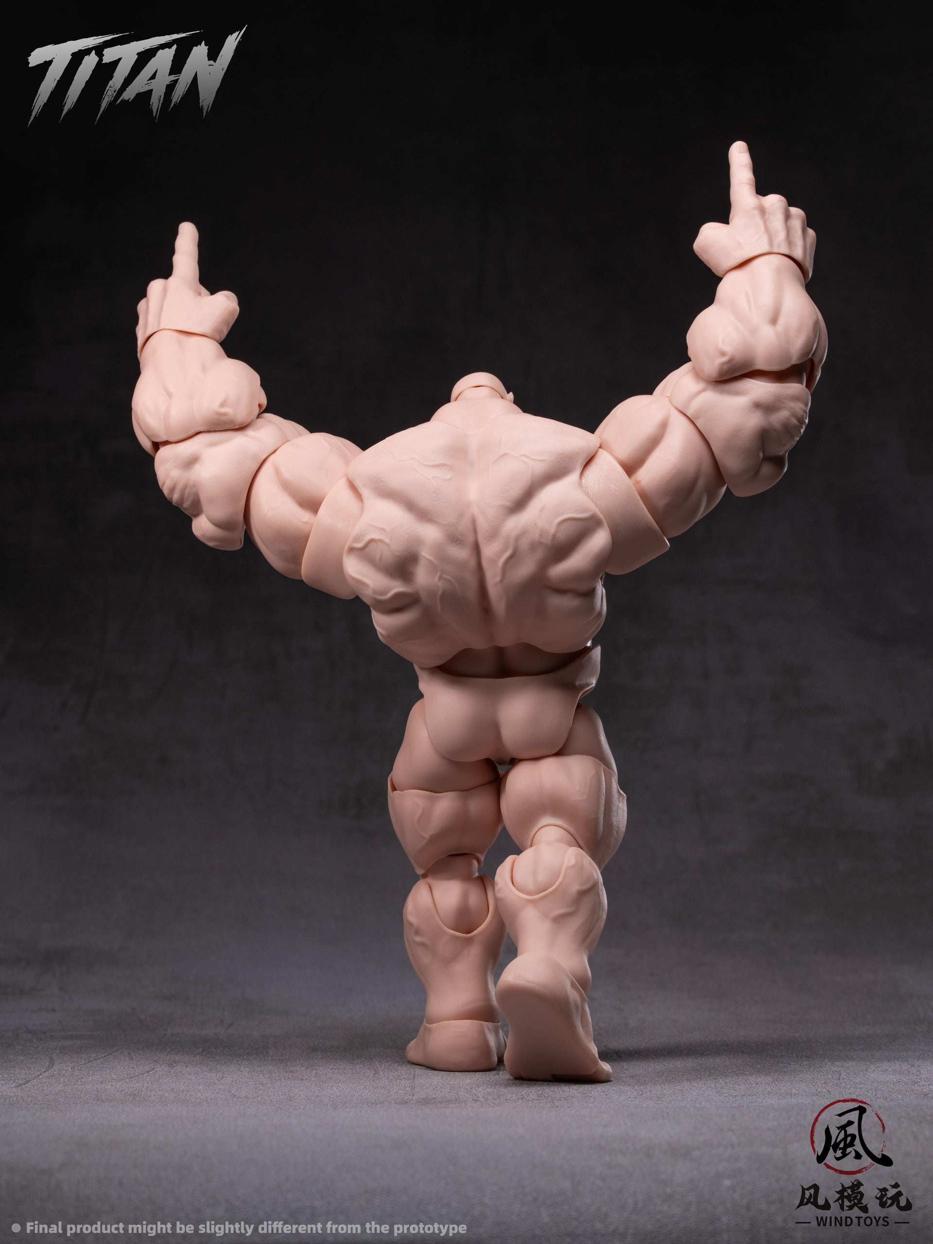 Titan 1/12 Super Action Muscle Body (Light Skin) by WIND TOYS