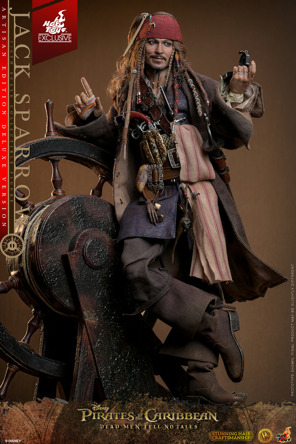 Jack Sparrow (Artisan Edition Deluxe Version) by Hot Toys