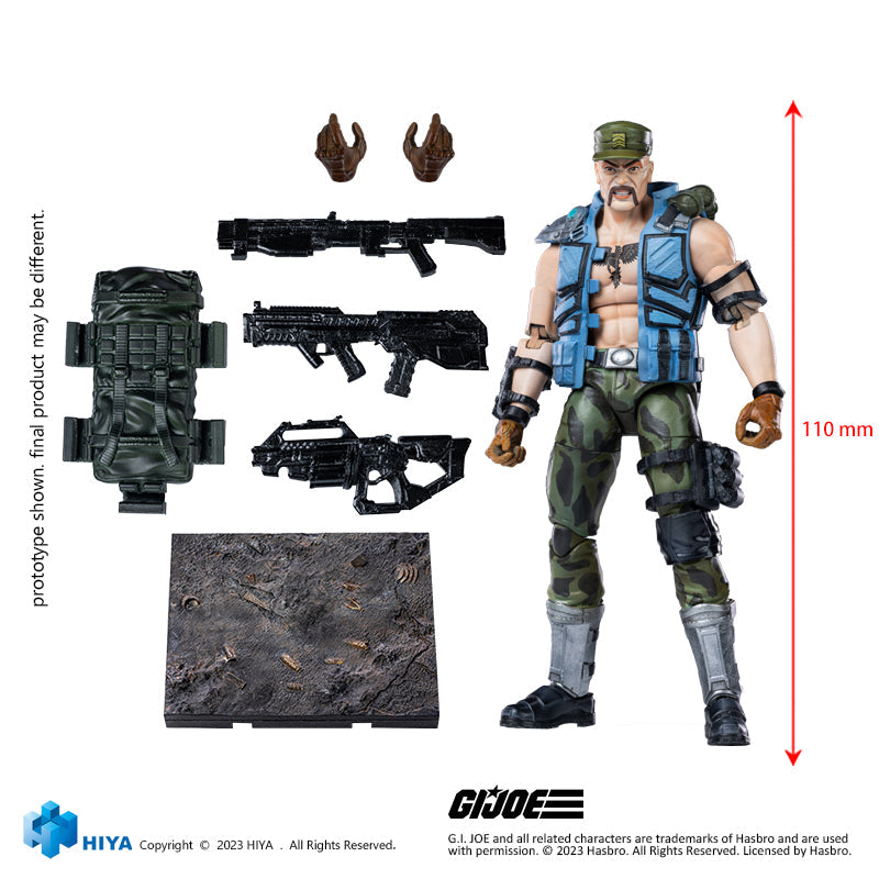 HIYA Exquisite Mini Series 1/18 Scale G.I.Joe Gung-Ho Action Figure