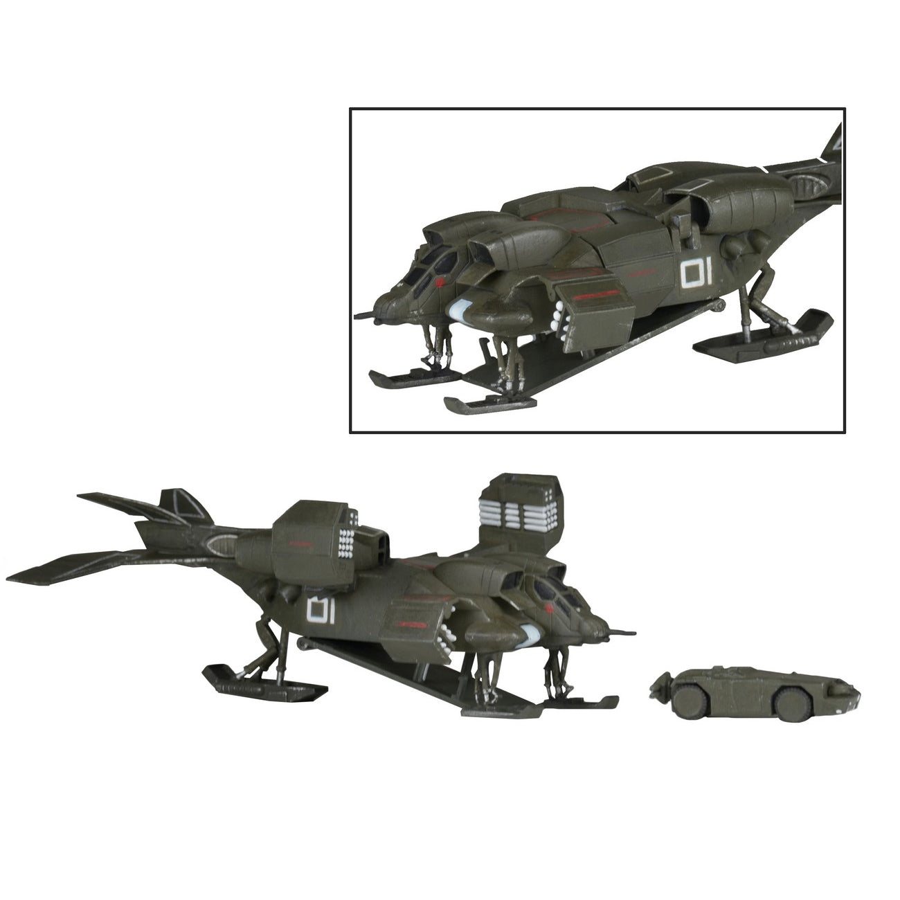 CINEMACHINES SERIES 1 ALIEN UD-4L Cheyenne Dropship (Die-Cast Collectible)