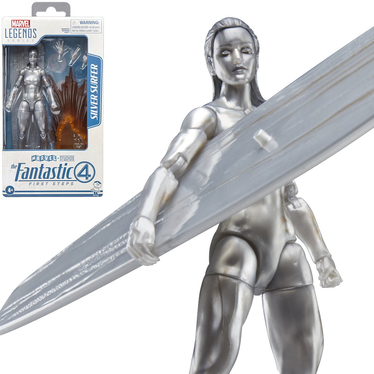 The Fantastic Four First Steps Marvel Legends Silver Surfer Action Figure