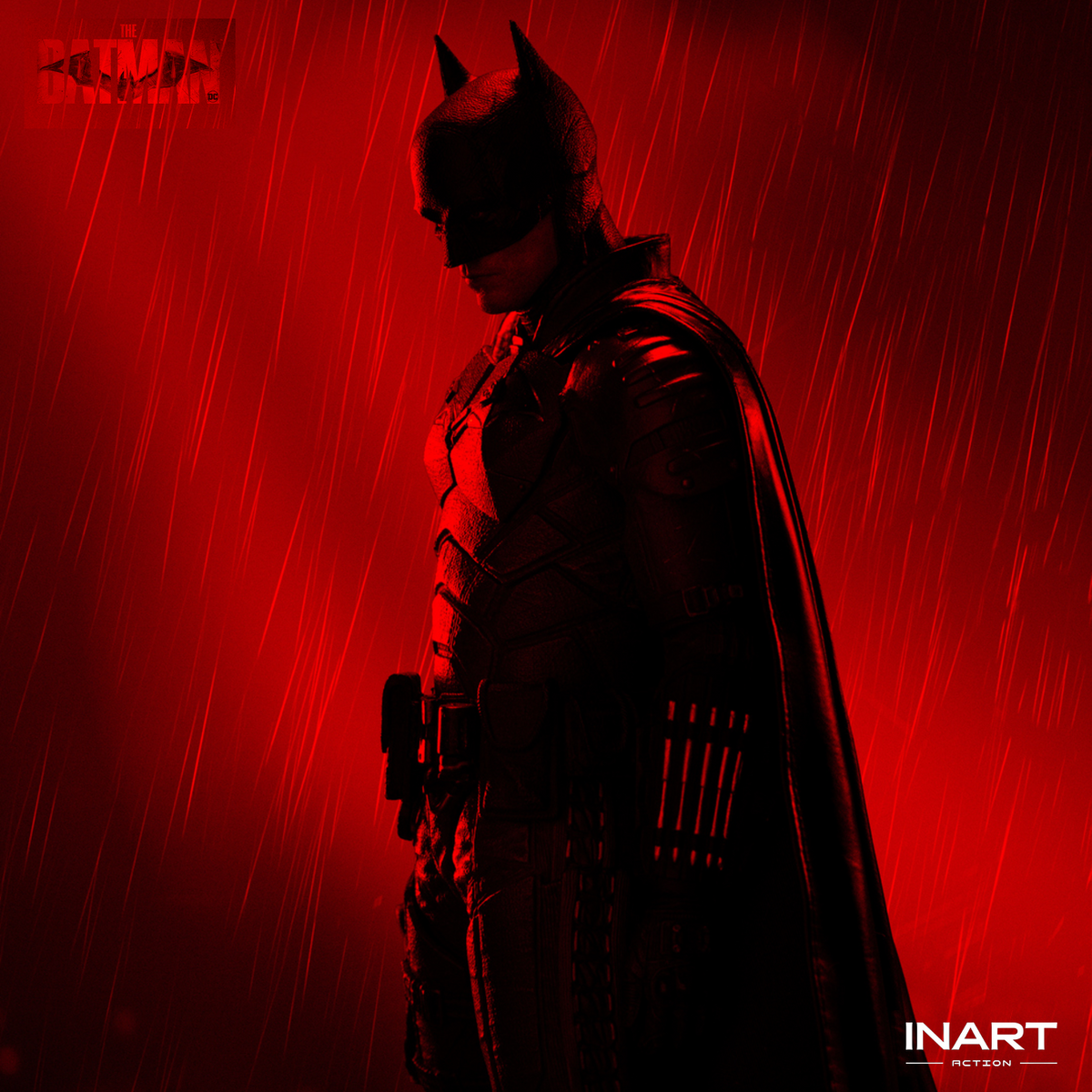 The Batman - Batman Action Figure 1/12 Scale Figure by Inart Action