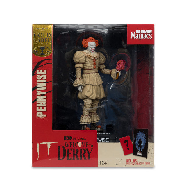Pennywise: Flashback (Welcome to Derry) 6" Posed Gold Label Figure by McFarlane
