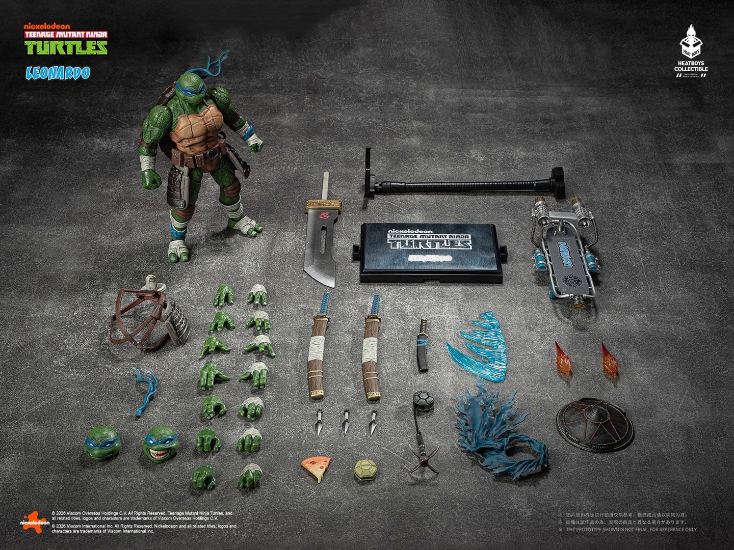 Teenage Mutant Ninja Turtles HB0103 Leonardo (Deluxe Ver.) Action Figure (With Bonus) BY HEATBOYS