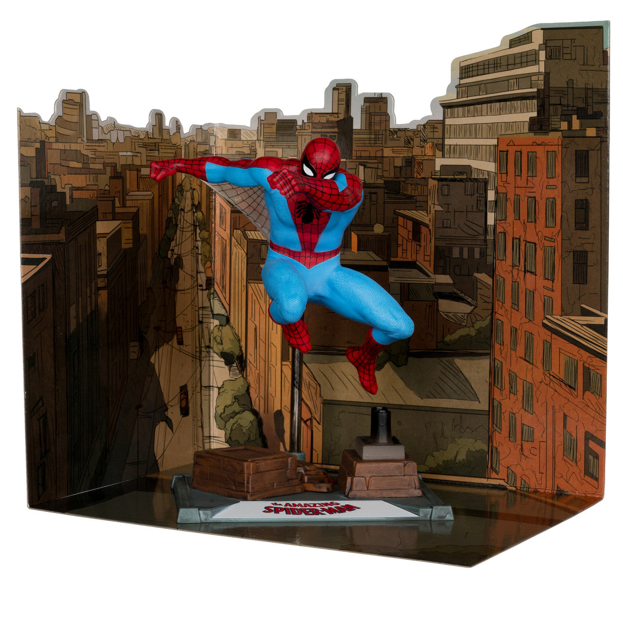 Spider-Man (The Amazing Spider-Man #38) 1:10th Collectible Figure w/Scene by McFarlane