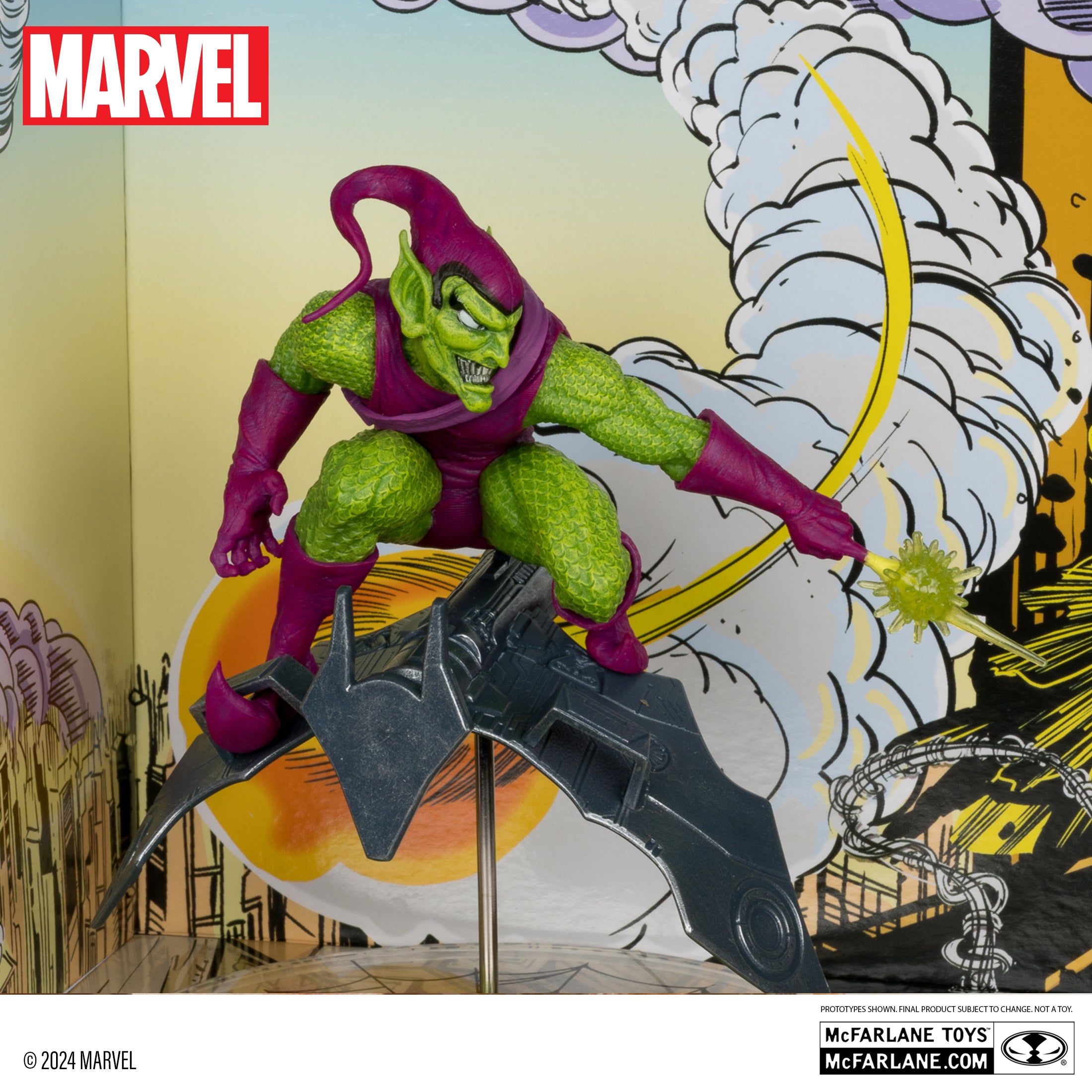 Green Goblin The Amazing Spiderman #312 1:10 Scale Posed Figure with Scene