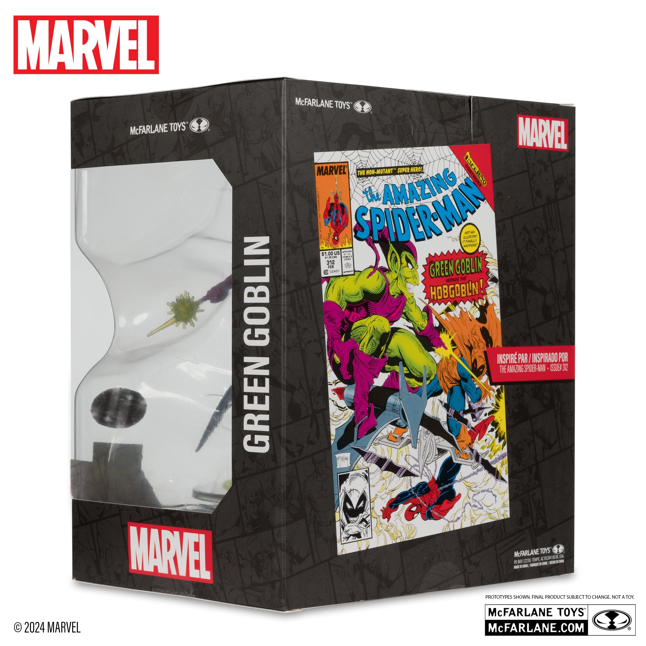 Green Goblin The Amazing Spiderman #312 1:10 Scale Posed Figure with Scene