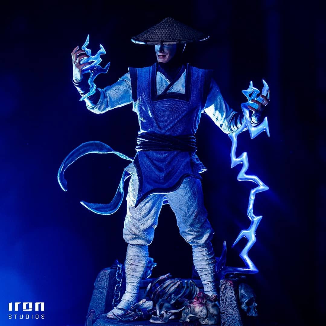 Mortal Kombat Raiden Art Scale Statue By Iron Studios