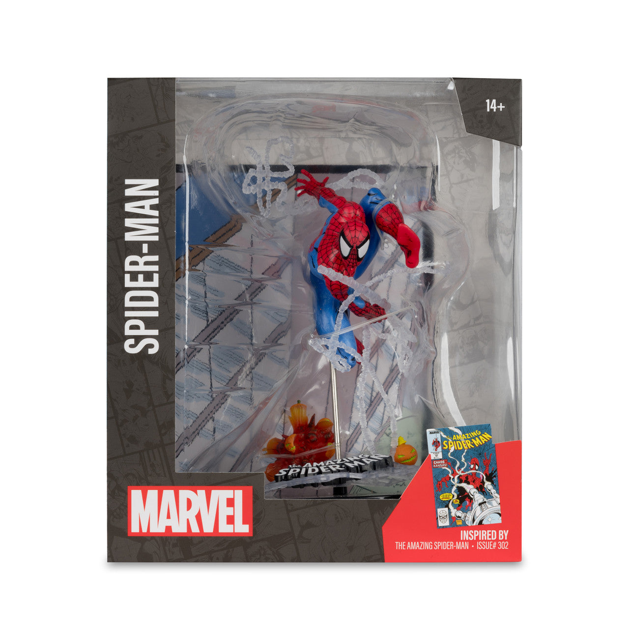 Spider-Man (The Amazing Spider-Man #302) Collectible Figure w/Scene by McFarlane
