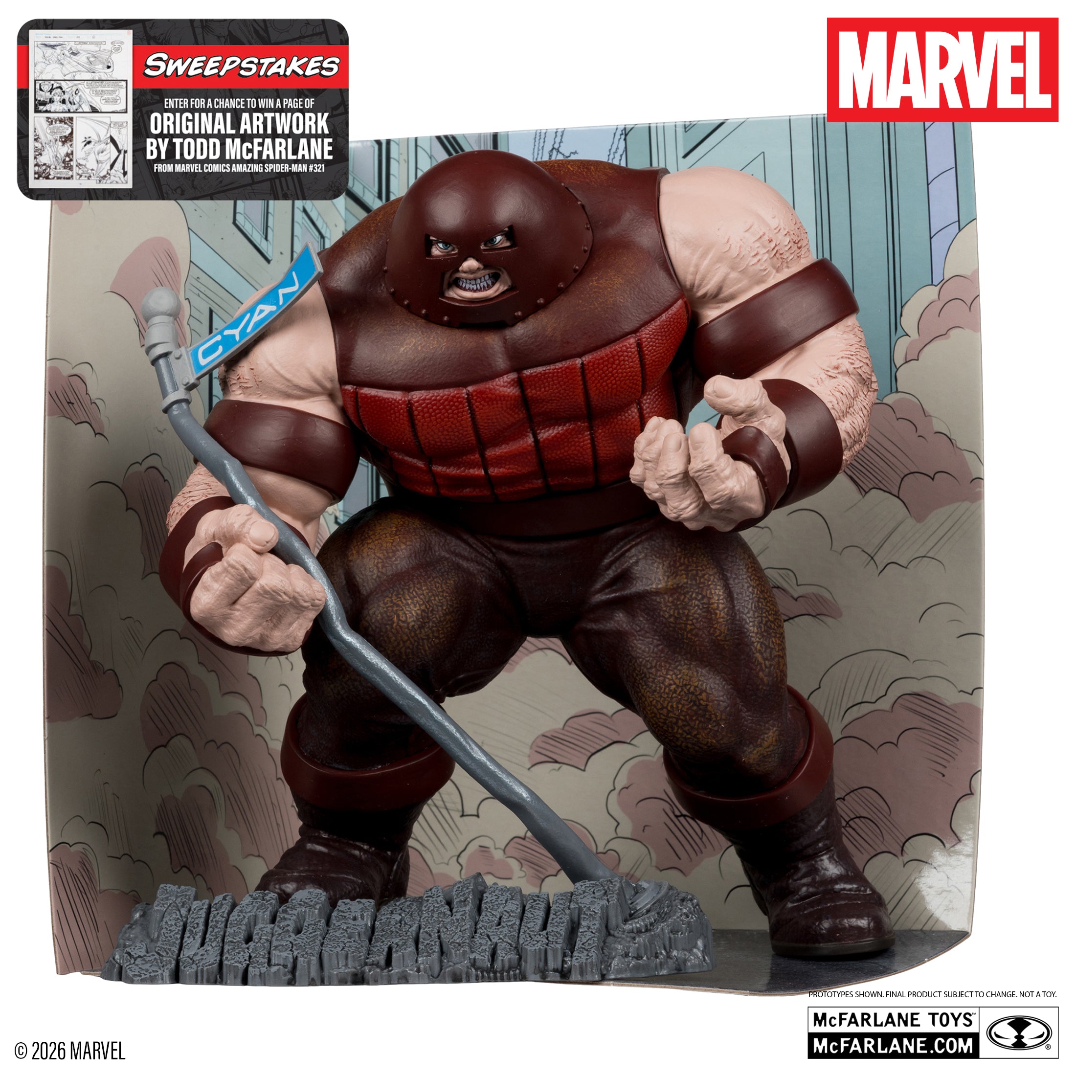 The Juggernaut 1:10th Scale Collectible with Scene (SPIDER-MAN #16)