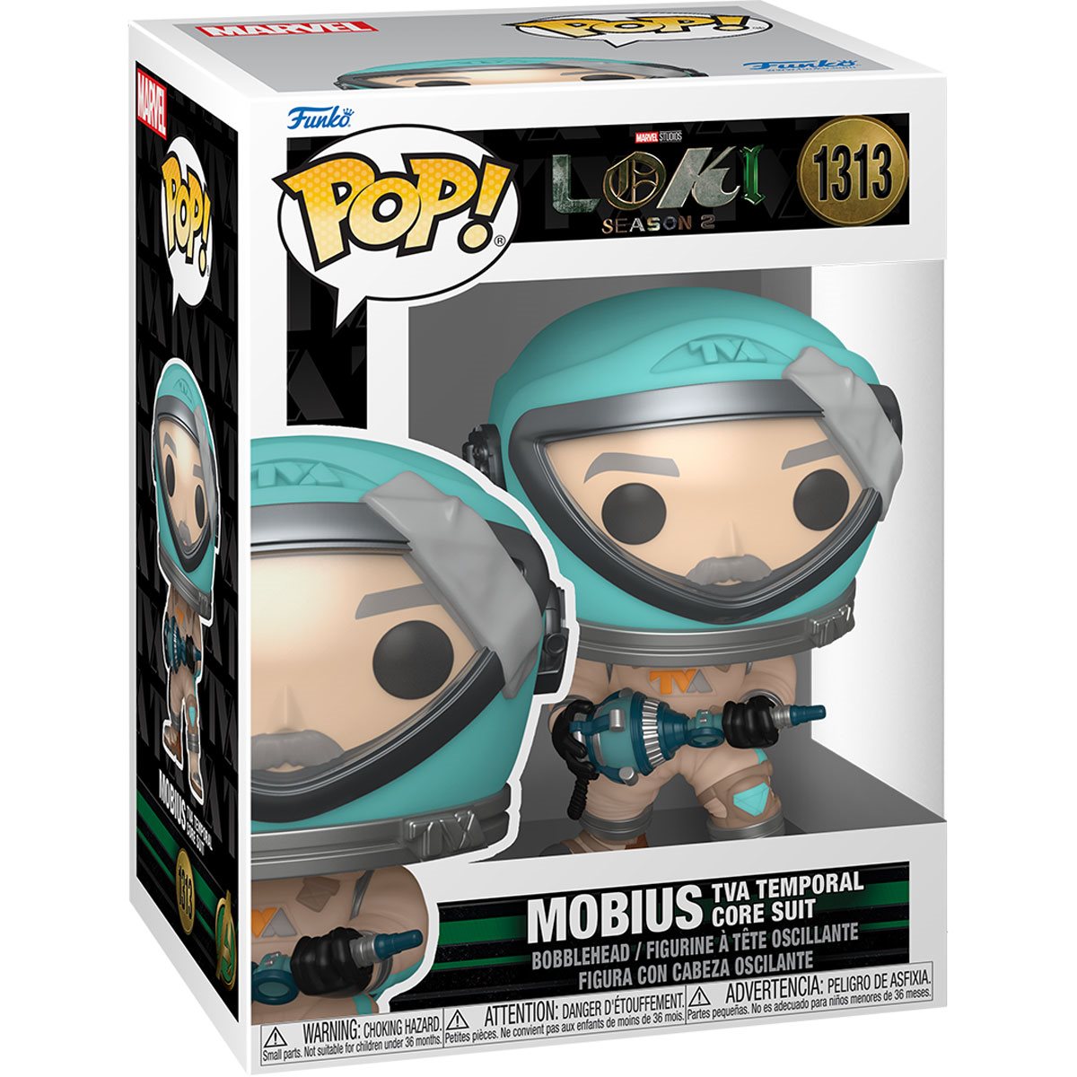 Loki Season 2 Mobius TVA Temporal Core Suit Vinyl Figure By Funko Pop!