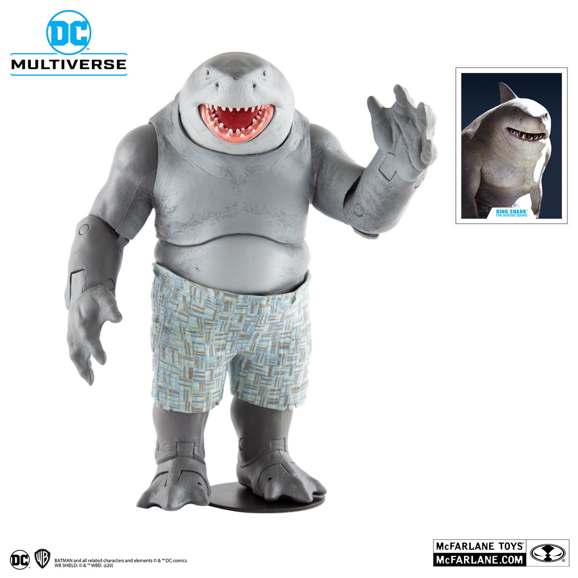 KING SHARK (GOLD LABEL) By Mcfarlane (Box Not Mint)