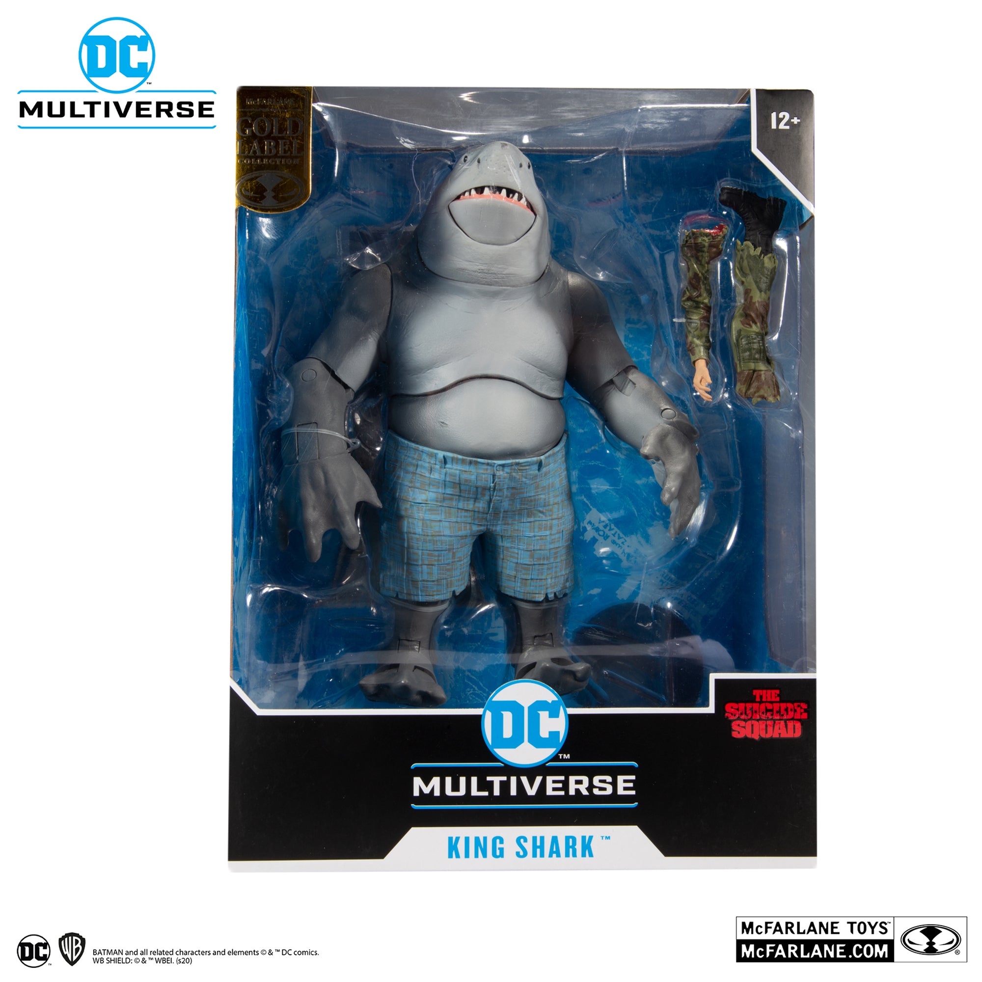 KING SHARK (GOLD LABEL) By Mcfarlane (Box Not Mint)