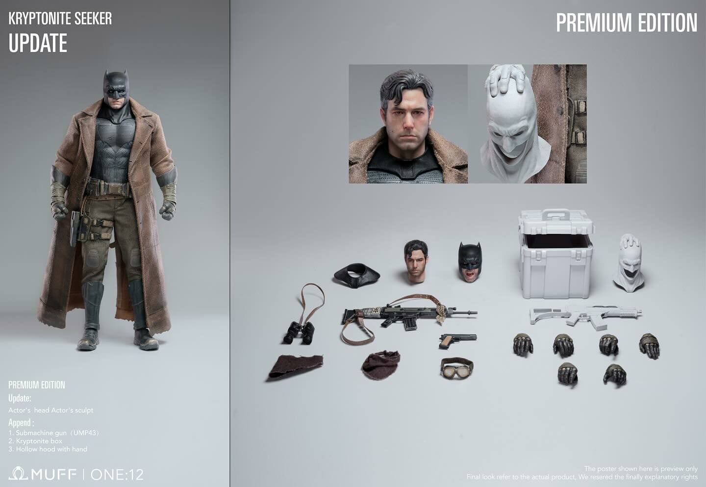 Muff toys 1 / 12 Kryptonite Seeker Action Figure