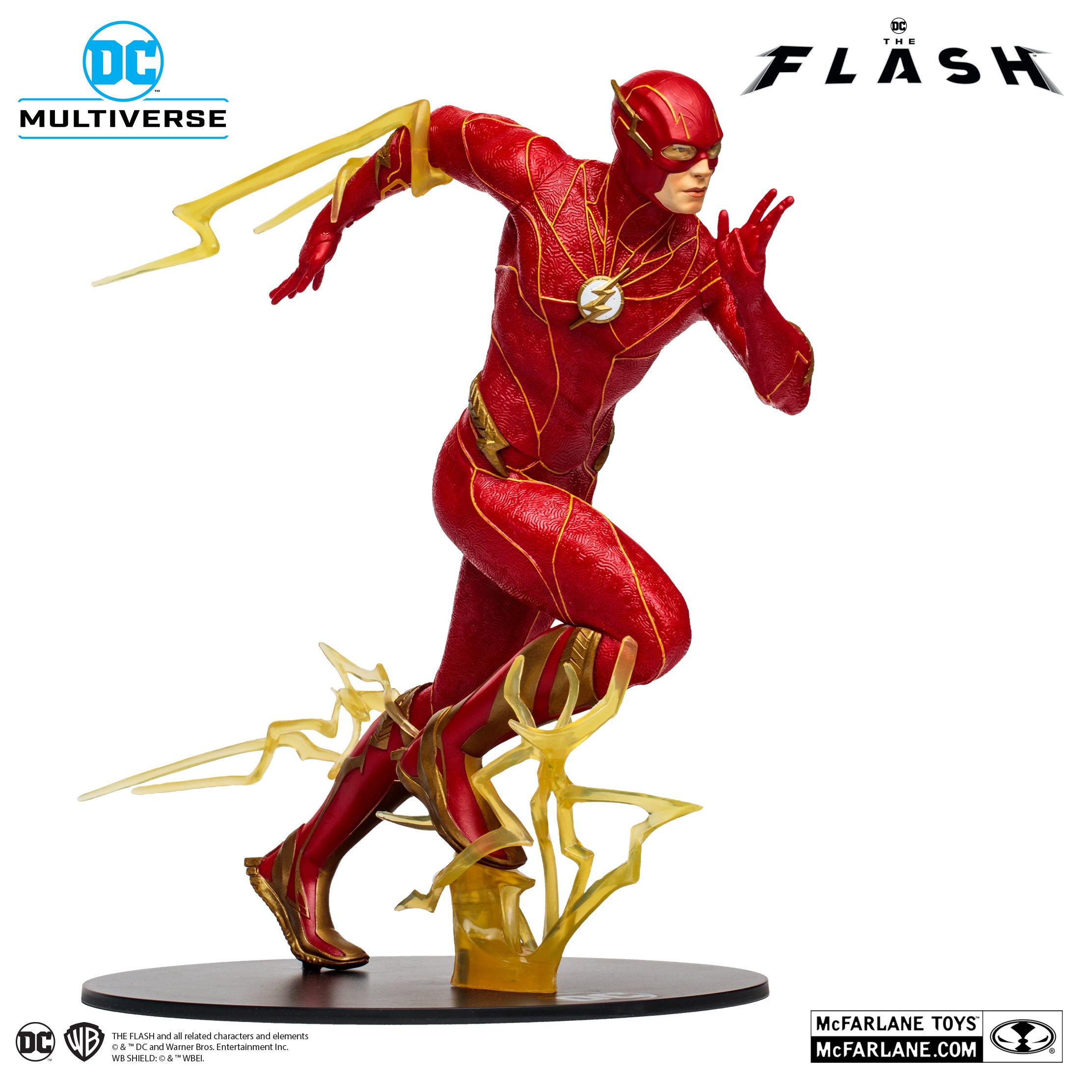 The Flash Movie 12' Statue By Mc Ferlane