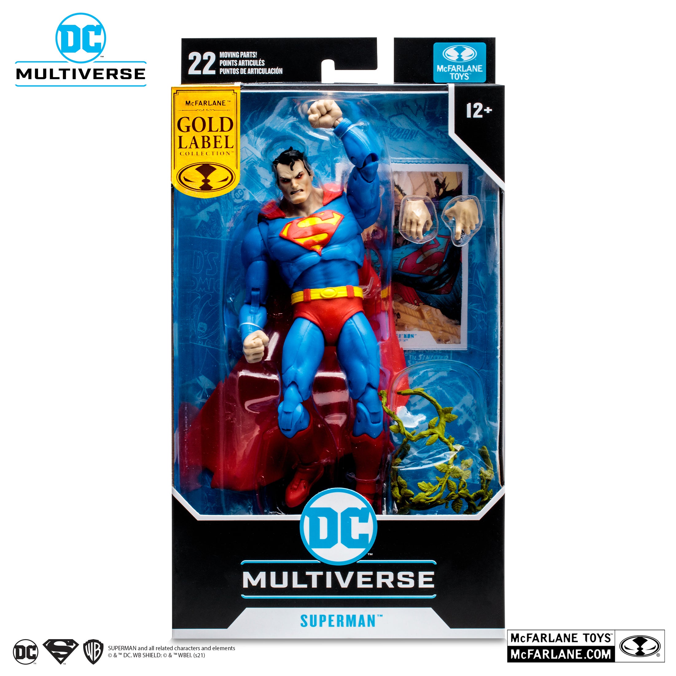 SUPERMAN (VARIANT) GOLD LABEL : HUSH BY MCFARLANE