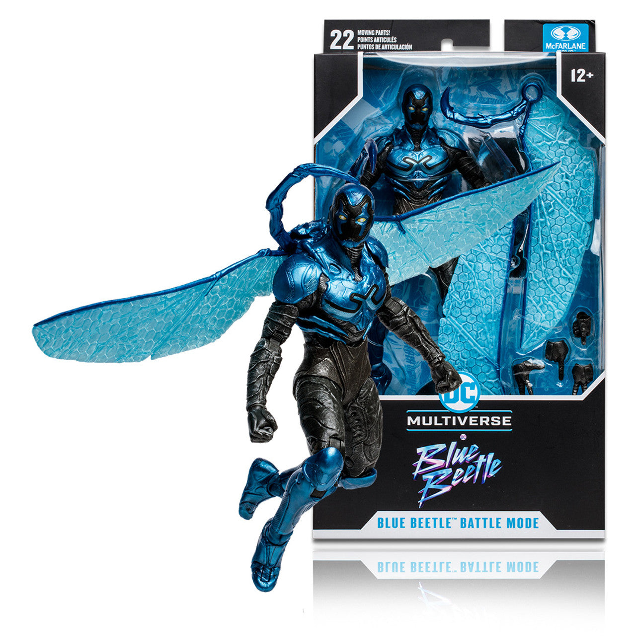 Blue Beetle in Battle Mode (Blue Beetle Movie) 7" Figure