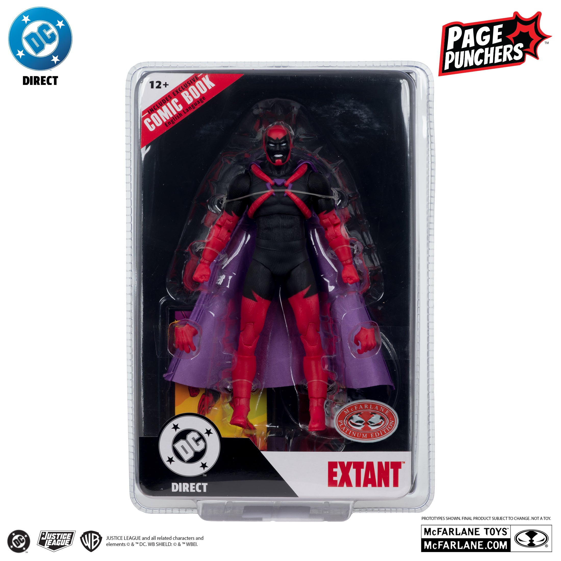 Extant (Zero Hour) with Comic (Page Punchers) Red Platinum Edition Action Figure