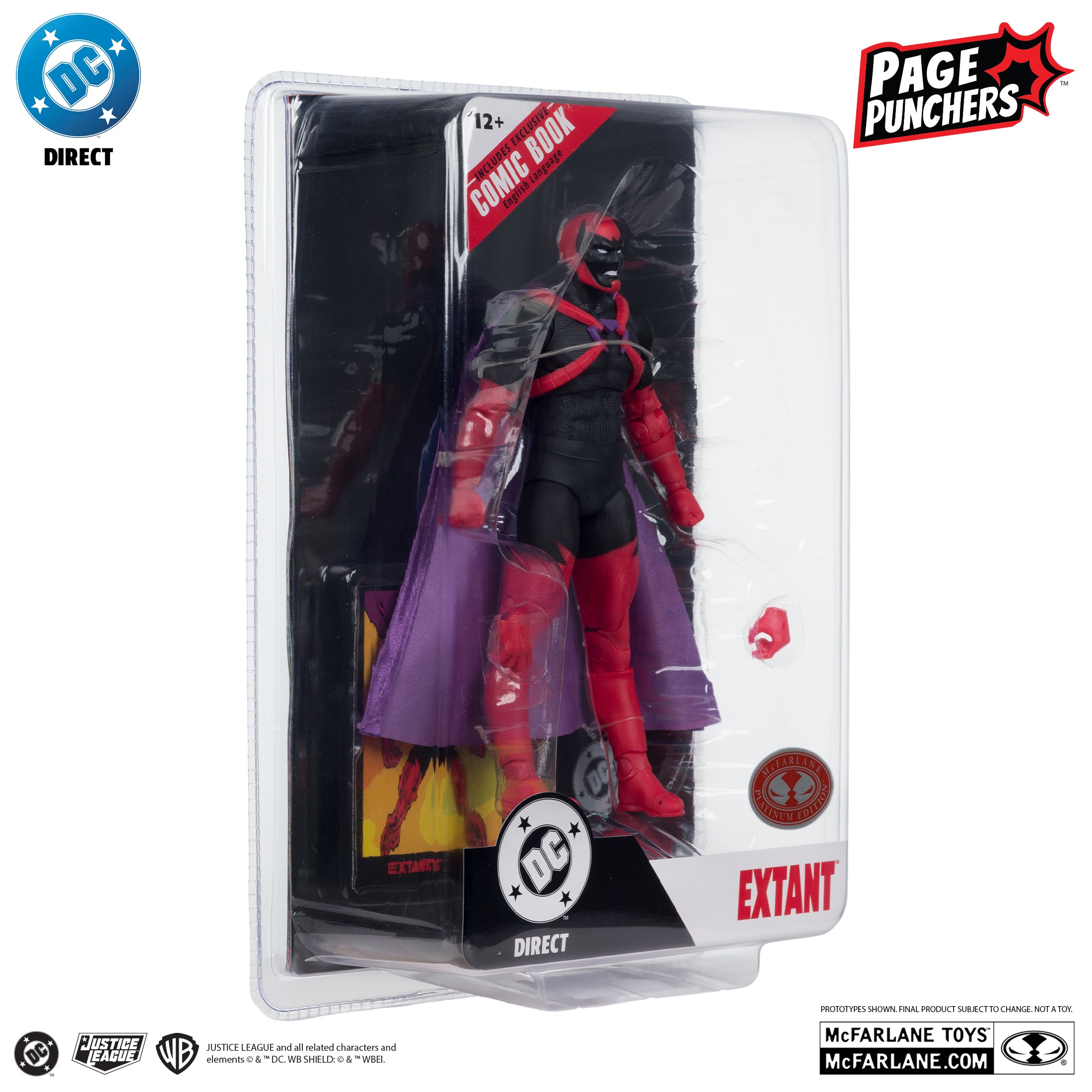Extant (Zero Hour) with Comic (Page Punchers) Red Platinum Edition Action Figure