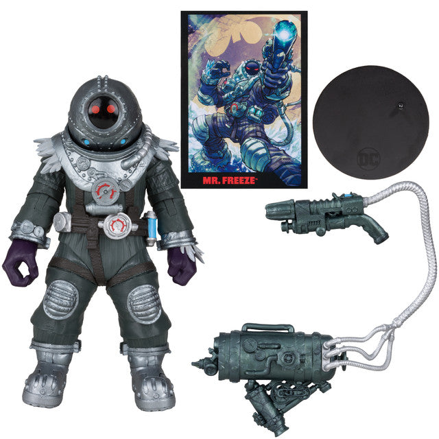 Mr.Freeze w/Batman Fighting the Frozen Comic (DC Page Punchers) 7" Figure By Mcfarlane