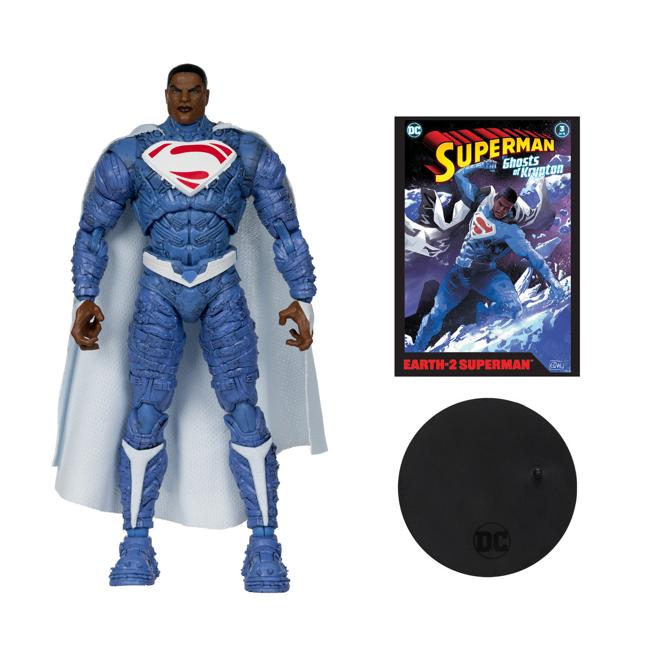 Earth-2 Superman w/Comic (DC Page Punchers: Ghosts of Krypton) By McFARLANE