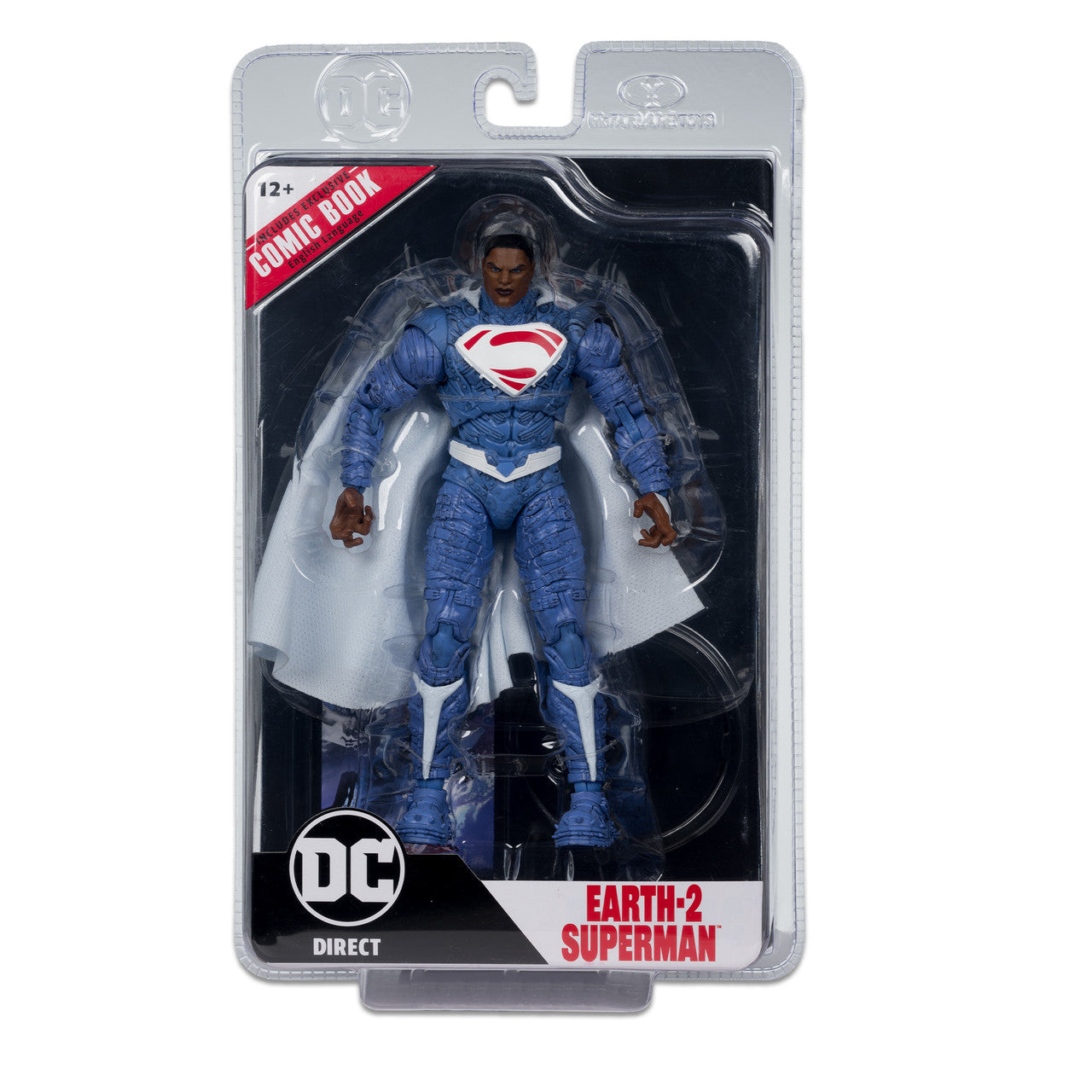 Earth-2 Superman w/Comic (DC Page Punchers: Ghosts of Krypton) By McFARLANE