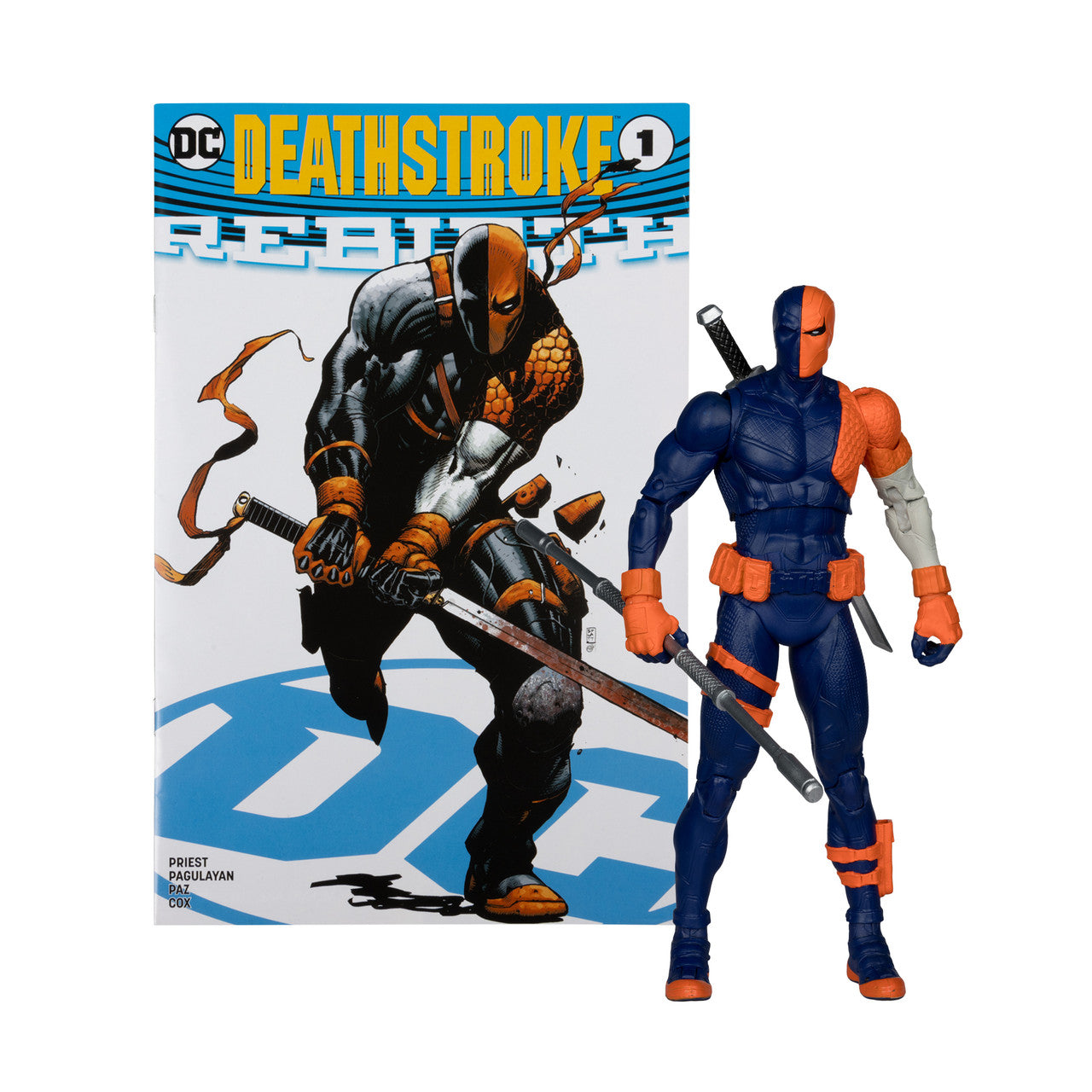 Deathstroke w/Comic (DC Page Punchers: DC Rebirth) Figure