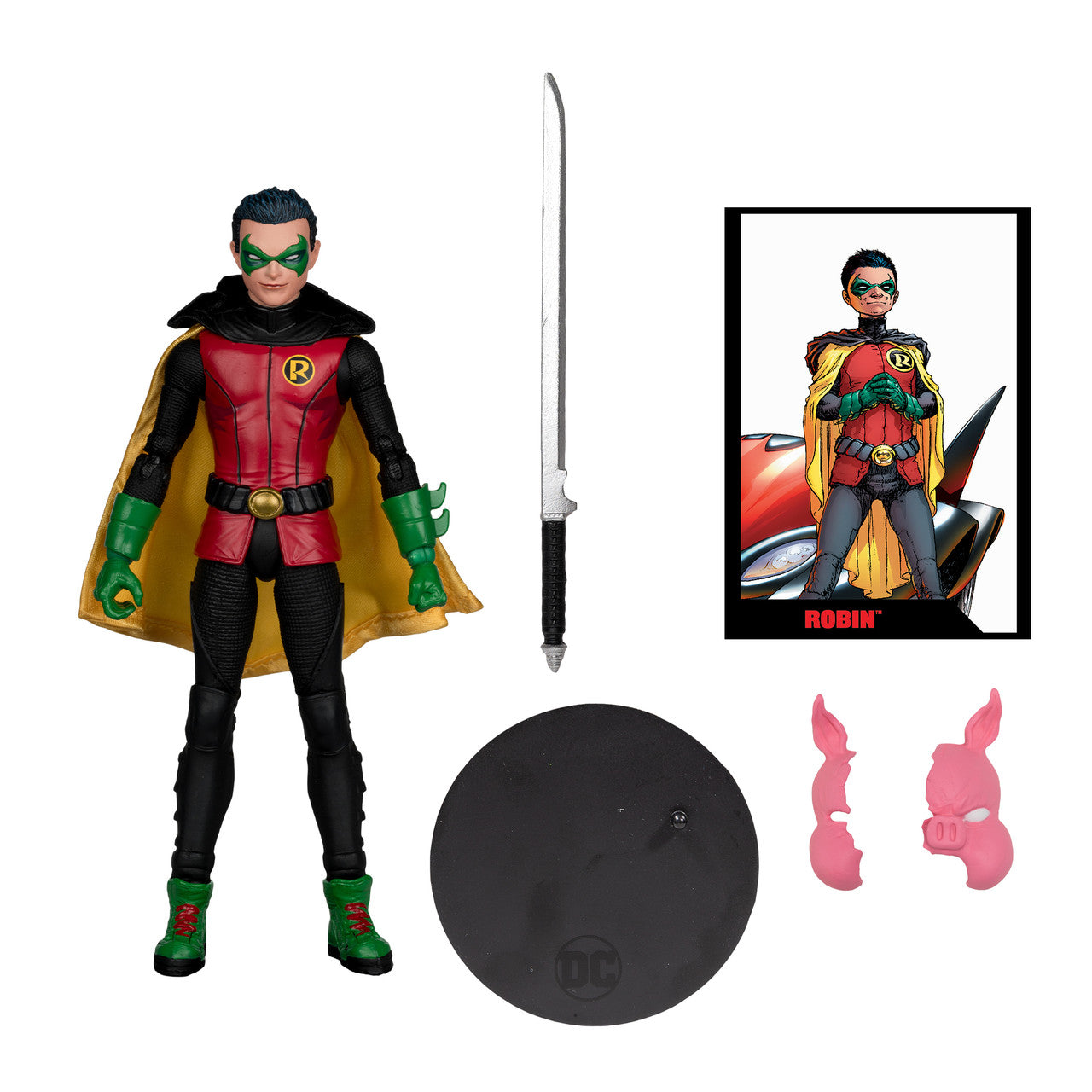 Robin w/Comic (DC Page Punchers: Batman Reborn) Figure