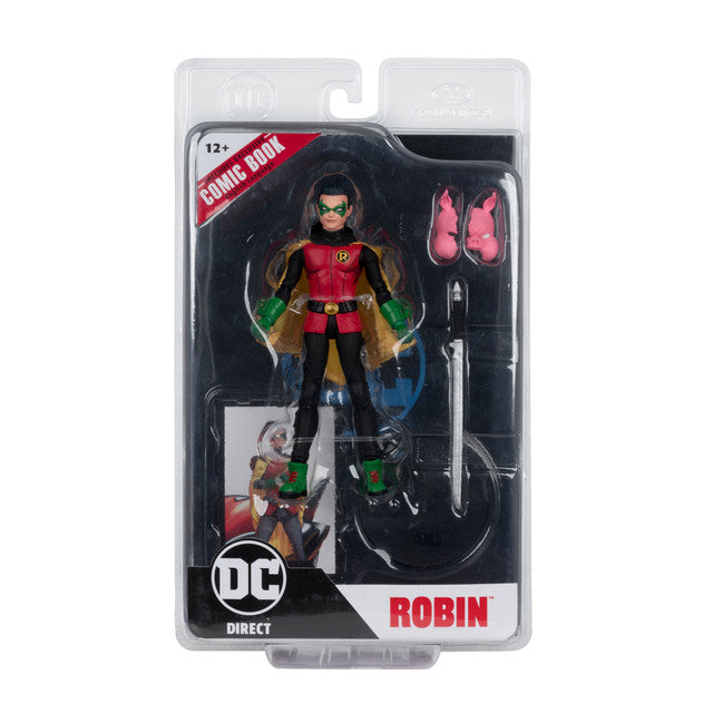 Robin w/Comic (DC Page Punchers: Batman Reborn) Figure
