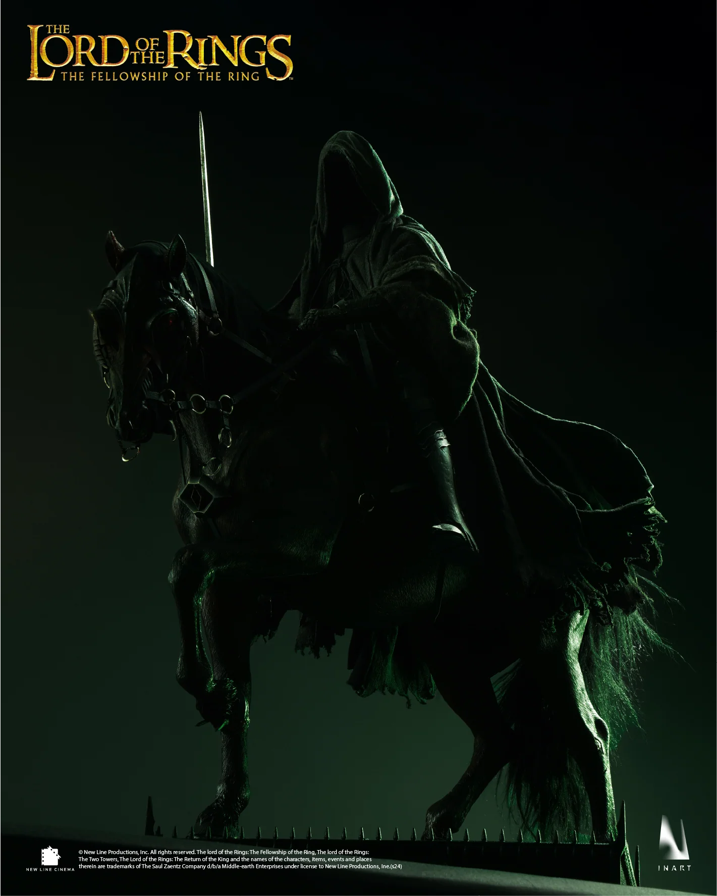 Nazgûl (Ringwraith) Sixth Scale Deluxe Version with Horse Figure