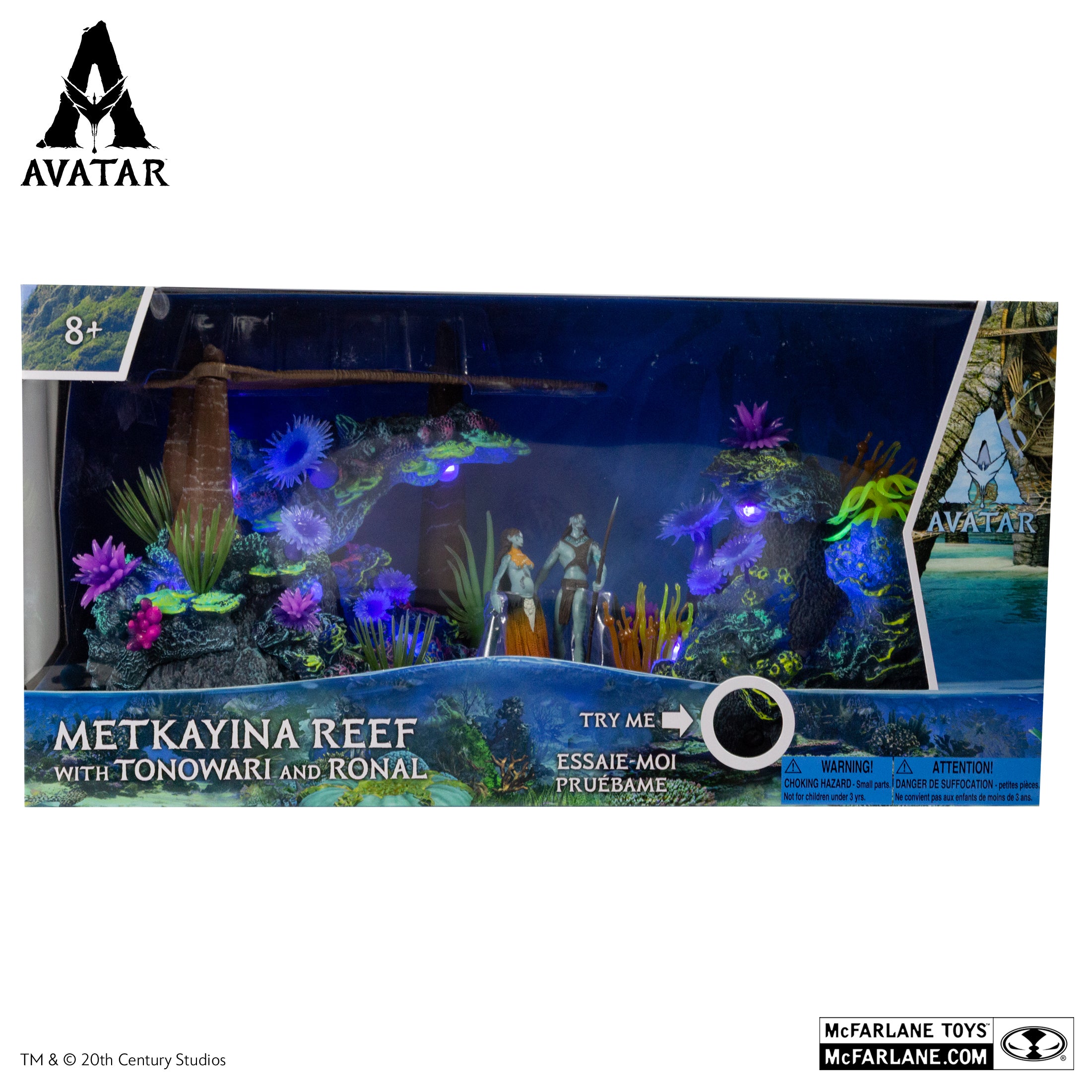 Avatar: The Way of Water Metkayina Reef w/Tonowari & Ronal World of Pandora Deluxe Set