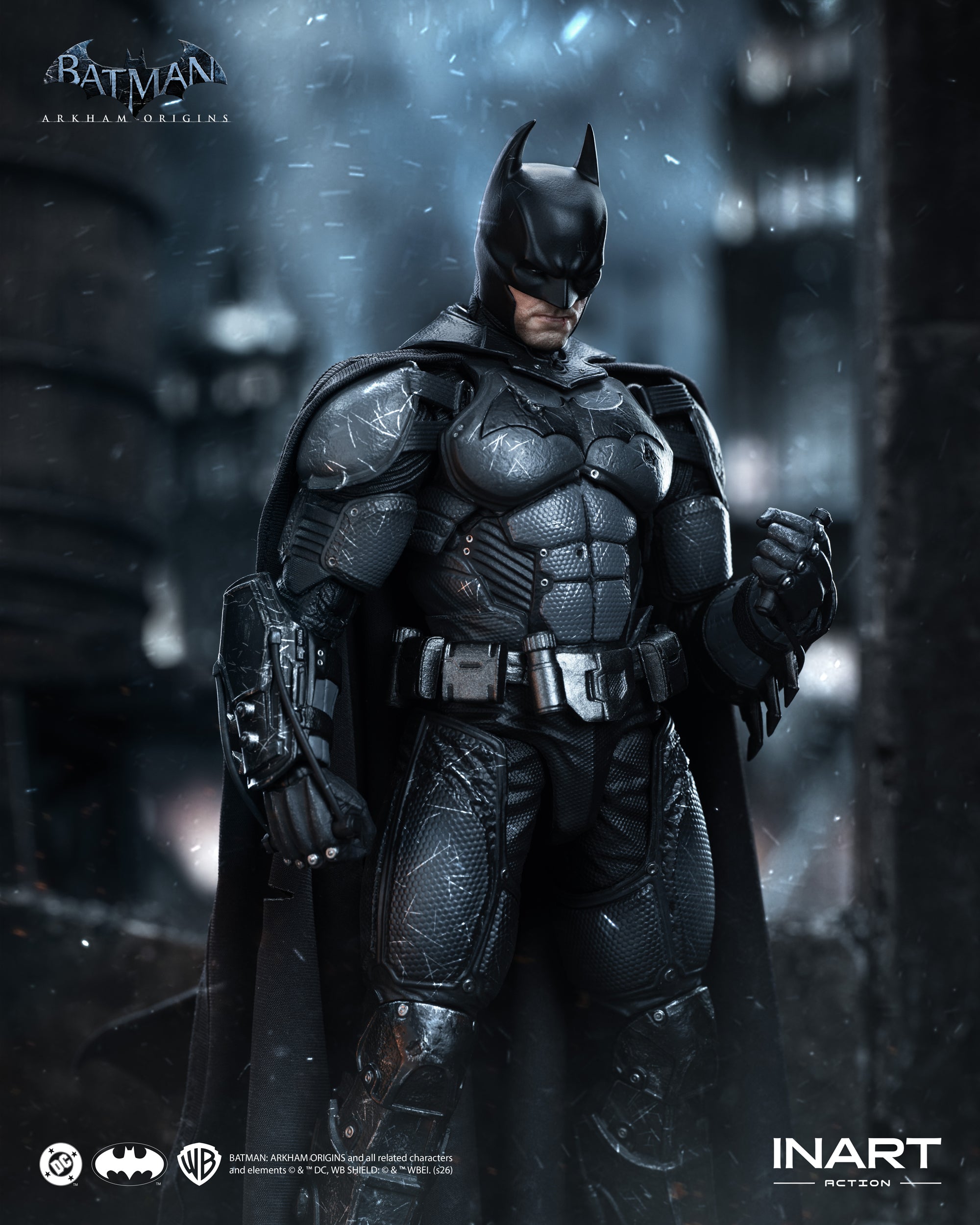 INART Action – Batman: Arkham Origins – Batman (Battle Damaged Version) Action Figure