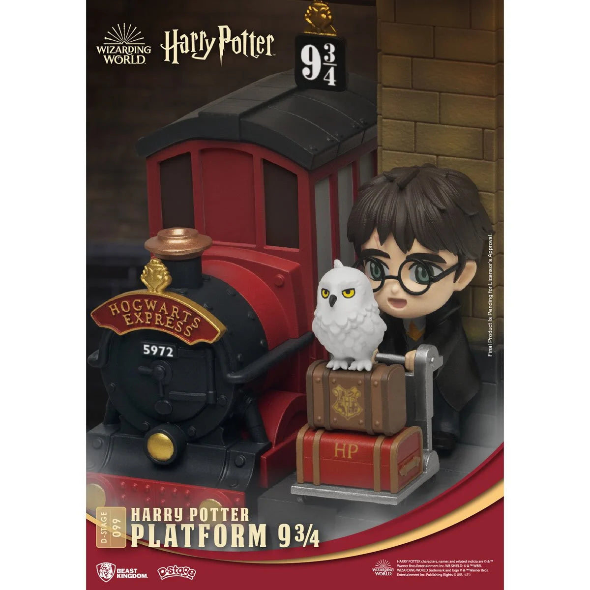 Harry Potter Platform 9 3/4 DS-099 D-Stage 6-Inch Statue